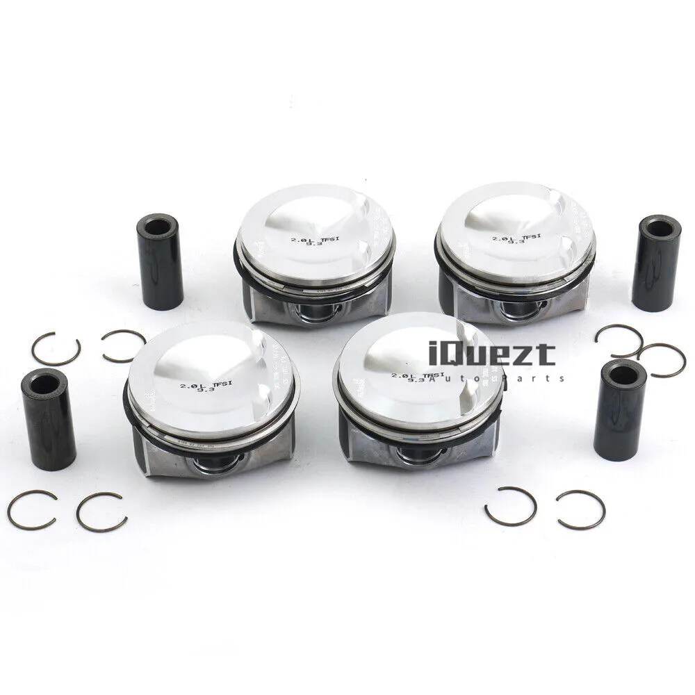 Set Di Anelli Per Pistoni Da 4 Pezzi 0, 23Mm Per Audi S3 8V Tts Golf R Mk7 2.0 Tsi Cjx Djh Dnu 06 K107065C