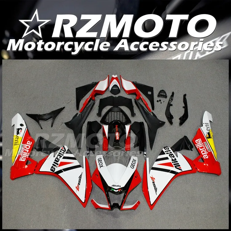 

Комплект обтекателей из АБС-пластика для Aprilia RSV4, 1000, 2009, 2010, 2011, 2012, 2013, 2014, 09, 10, 11, 12, 13, 14, красный, белый, 4 подарка