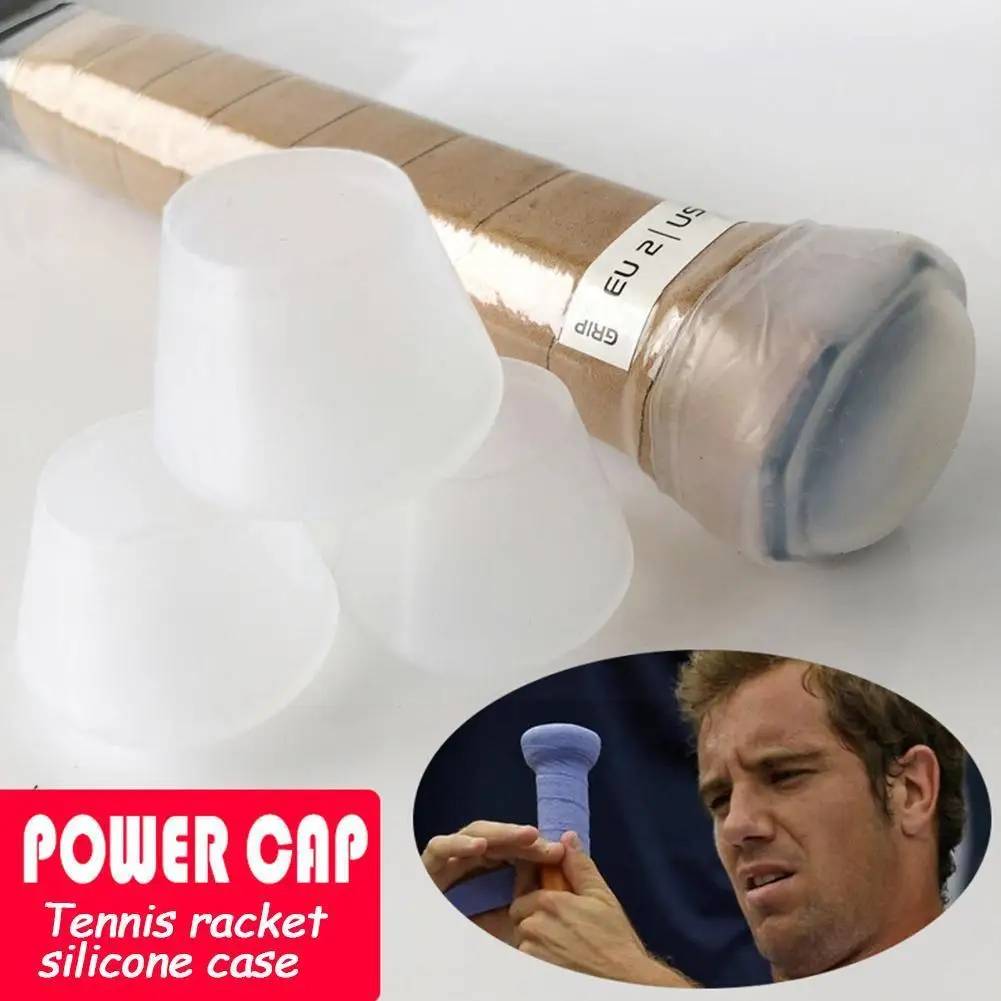 Shockproof Silicone Energy Sleeve Tennis Racket Cover Twinkle Bumper Overgrip Sport End Accessories Racquet Handle Grip Rin P9P9 tennis overgrip tennis accessories racket grip racket grip tape racket overgrip tennis racket tape tennis racket shock absorber