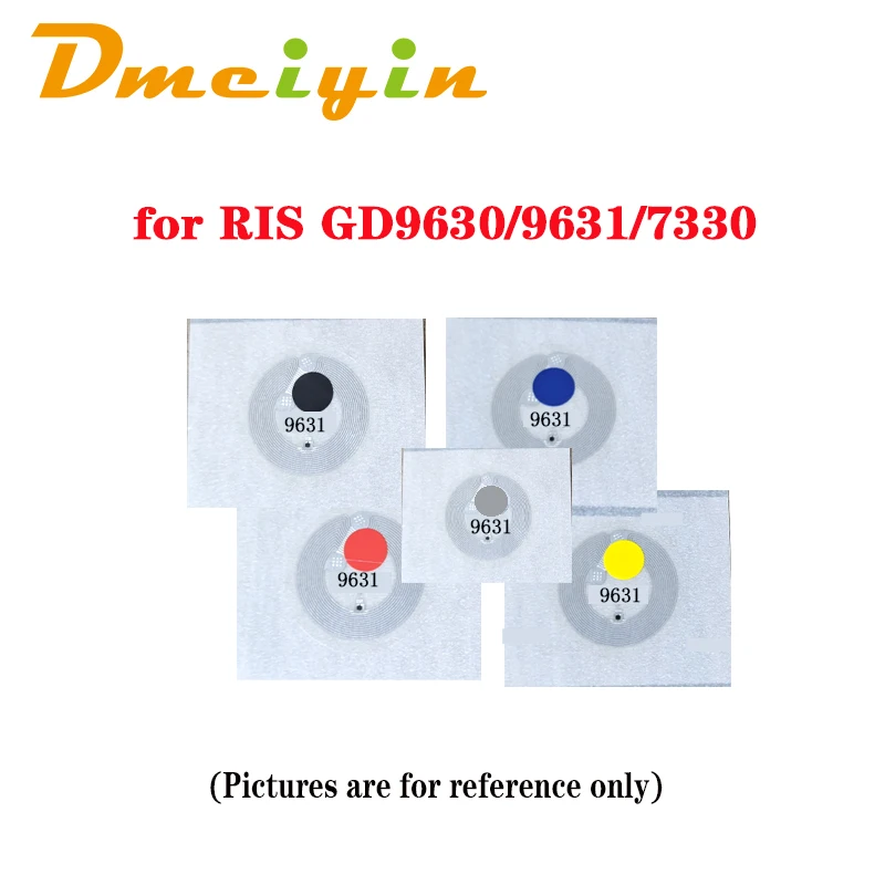 K/C/M/Y Colore S-7280/S-7281/S-4722/S-7283/S-7284/S-7313 Chip Di Toner Per Riso Comcolor Gd9630/9631/7330