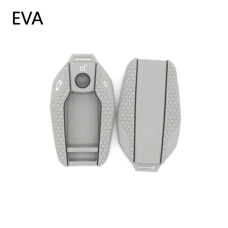 Silicone Car Key Case Cover For BMW LCD Smart New 5 Series 53016 Series GT Car X3 LCD Screen 7 Keys Covers 740 Protective