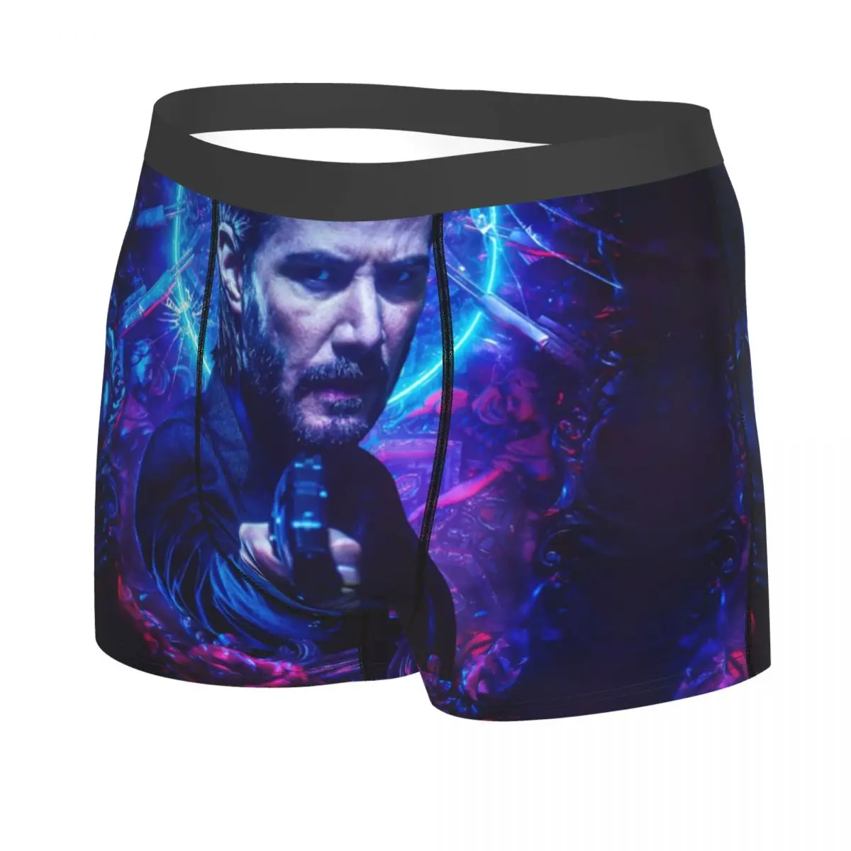 Male Cool Keanu Reeves Underwear John Wick Boxer Briefs Soft Shorts Panties Underpants 2