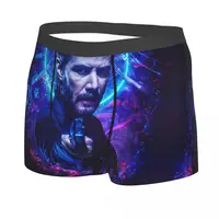 Male Cool Keanu Reeves Underwear John Wick Boxer Briefs Soft Shorts Panties Underpants 2