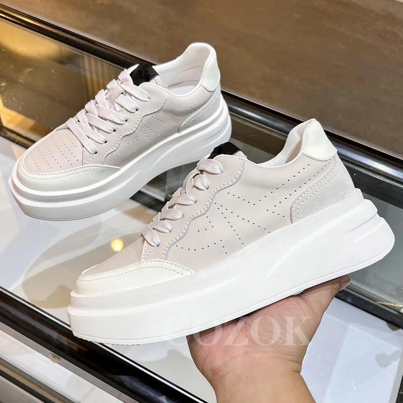 

Autumn New Female Loafers Same Style As Celebrities Lightweight Sneakers Wear Resistant Thick Bottom Ladies Casual Shoes