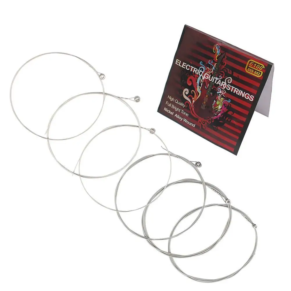 NEW Electric Guitar Strings Replacement Multi Size Stainless Steel Strings Set Musical Instrument Accessories 4pcs set violin strings solid steel core replacement wire size 3 4