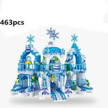 

Iceland Princess Ice and Snow Castle Girl Series Children's Educational Assembly Toy Building Blocks Girlfriend Birthday Gift