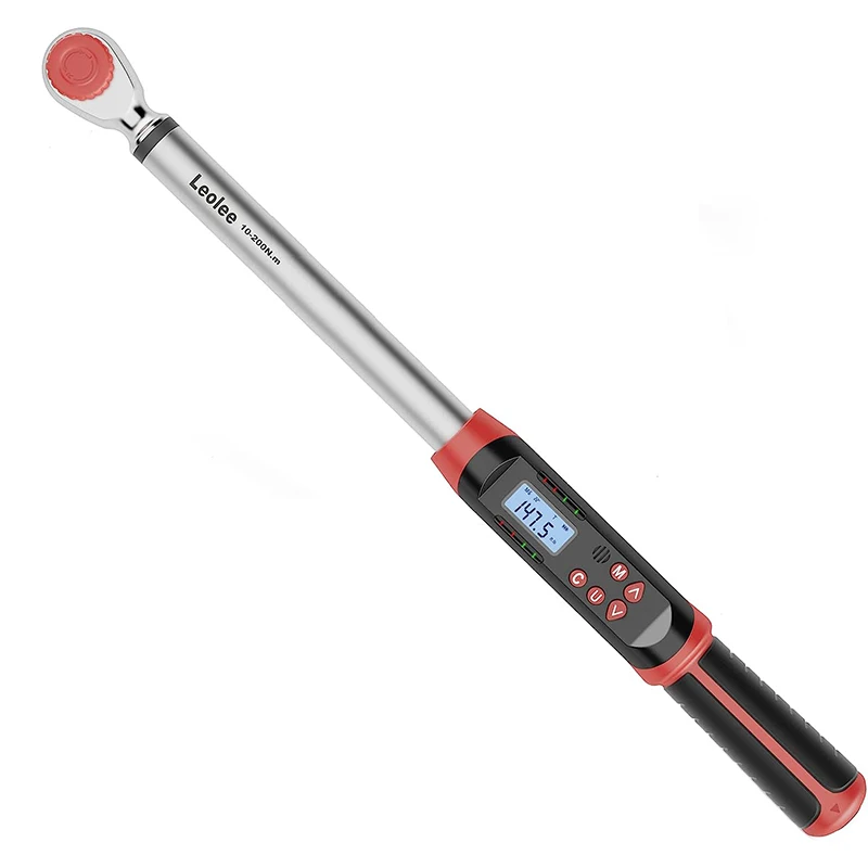 Digital Torque Wrench Ratchet Spanner Auto Repair Tool Torque Wrench 7 19mm socket adapter holder extension torque wrench head set power drill bit screw driver tool ratchet bushing spanner