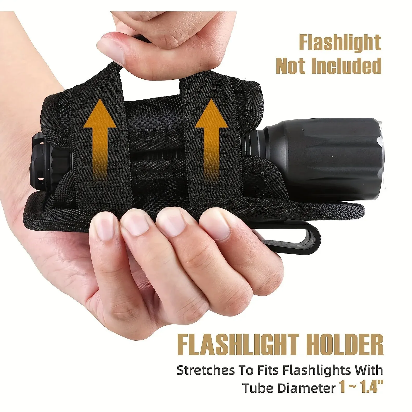 Flashlight Pouch Outdoor Tactical 360 Degrees Rotatable Molle Belt Torch Case Holder Hunting Light Accessories Waist Bag