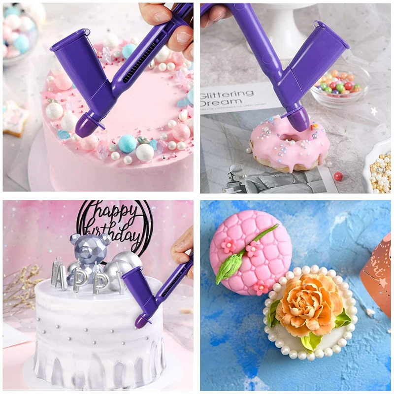 1SET DIY Plastic Pearl Applicator Fondant Cake Decorating Tool