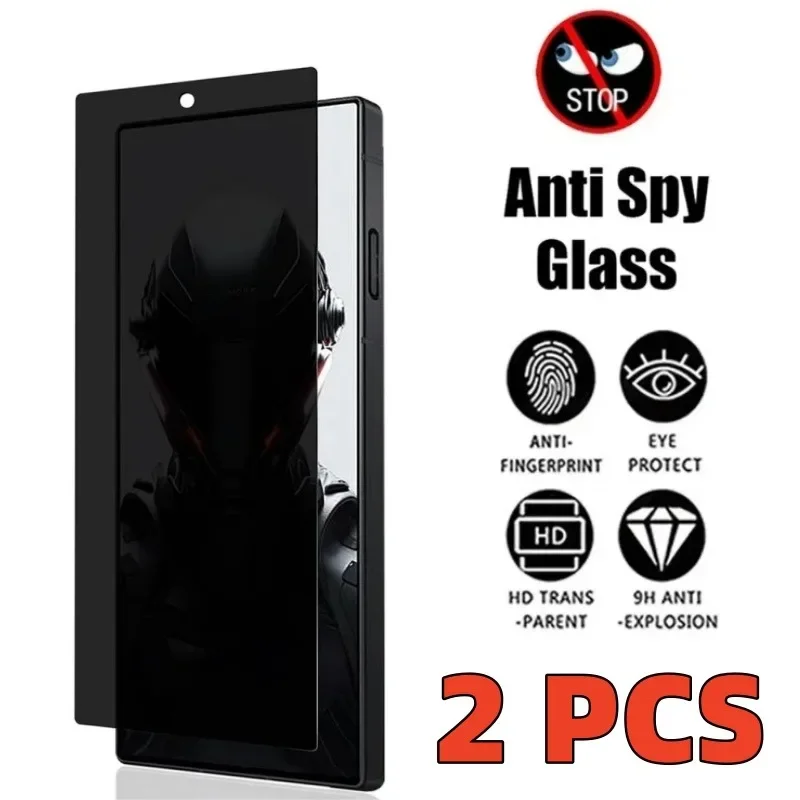 1–3 Stück Anti-Spy-Sichtschutz aus gehärtetem Glas für ZTE Nubia Z70S Z60 Ultra RedMagic 10 Air 10 Pro+ 8 9 Pro+ 9s Pro Filmabdeckung