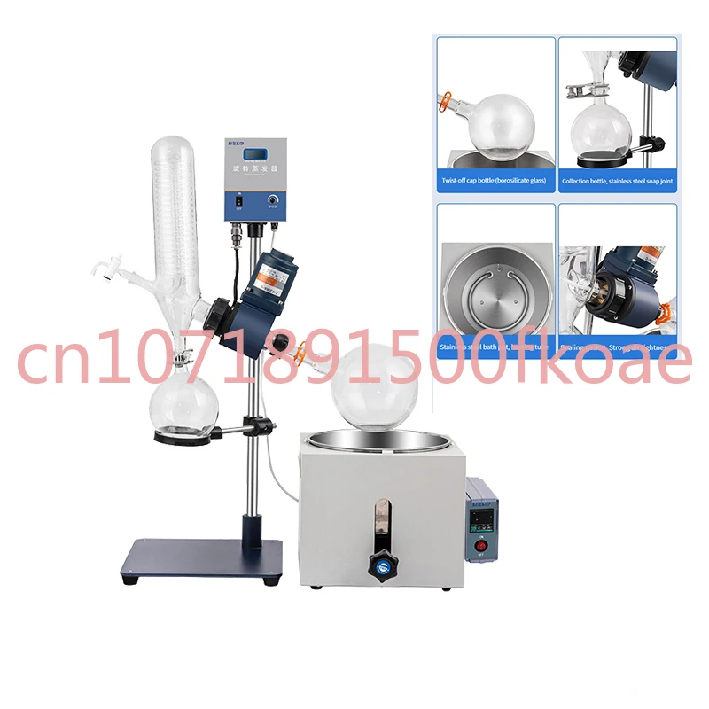 

Lab-scale Rotary Evaporator Rotovape Glass Distillation System with Rotation Evaporation