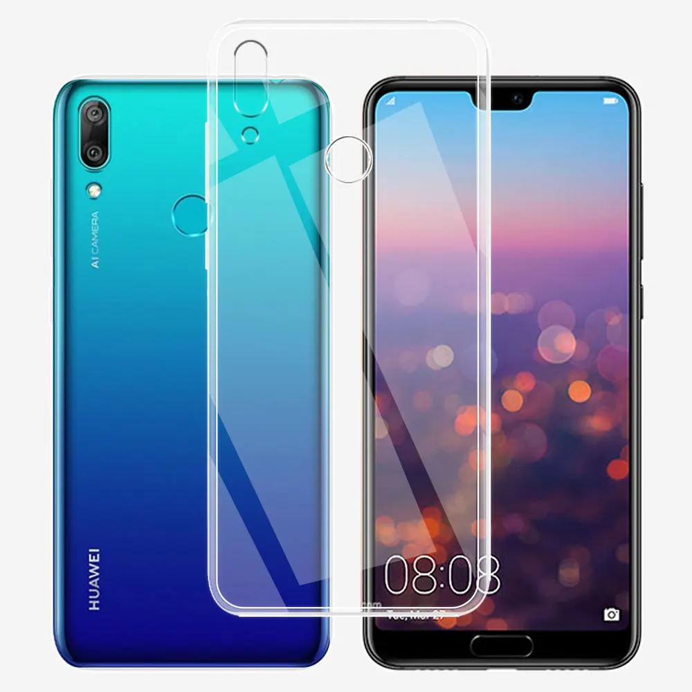 Per Huawei P20 Lite Custodia In Silicone Trasparente Custodia Morbida In Tpu Per Huawei P20 Pro Funda Per Huawei P20 P 20 Coque Trasparente