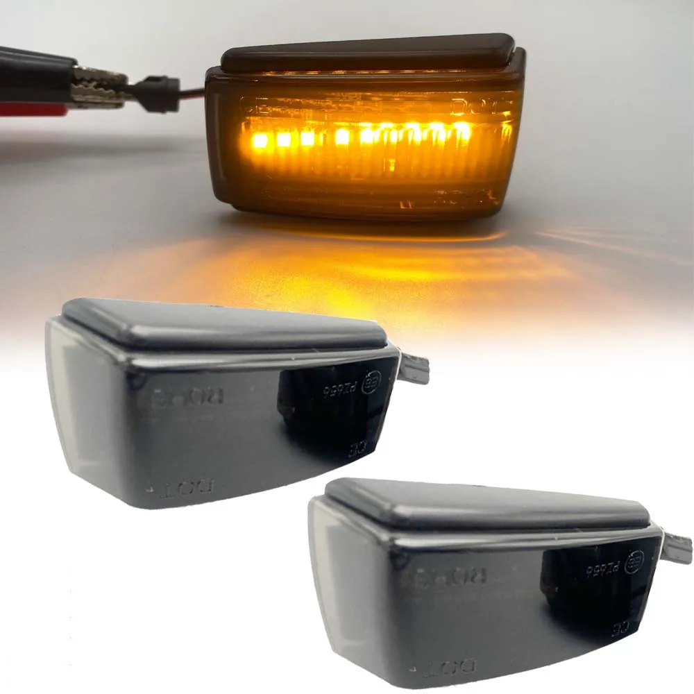 2X Ambra Led Side Marker Blinker Indicatore Di Direzione Per Volvo S90 V40 V70 S40 850 240 740 C70 940 S70 S90 960 Oem #9178885,9190169