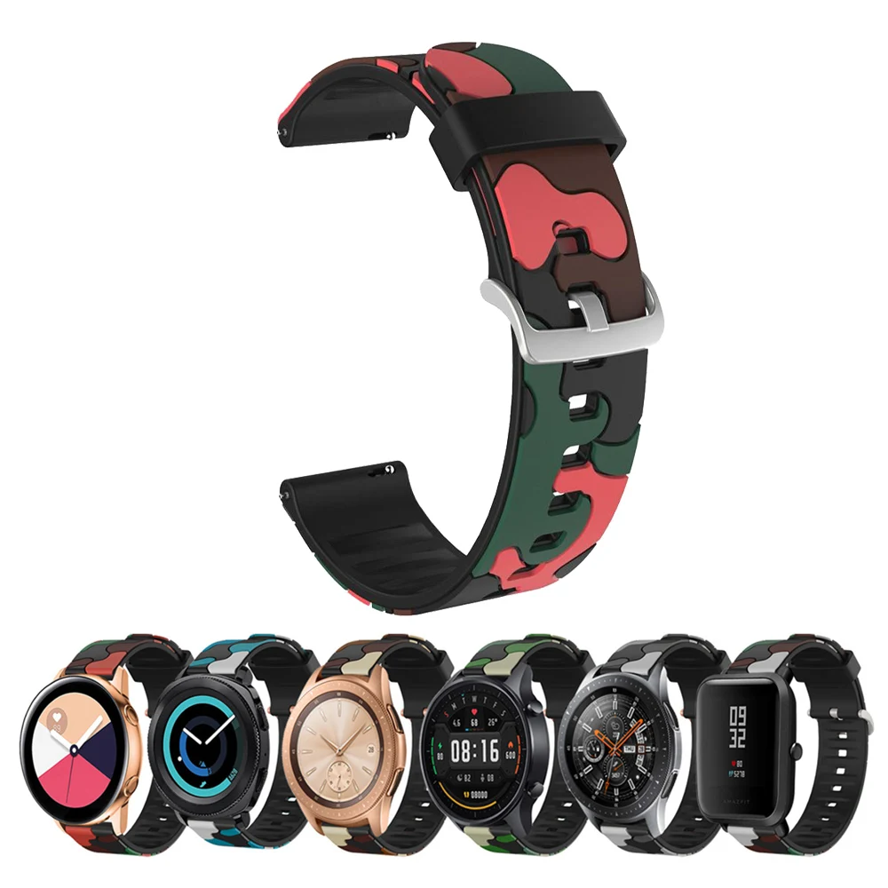 

20mm Watchband Silicone Strap for Haylou RS4 Plus Smart Wristband Bracelet for Haylou RS4 LS12/ LS02 Watch Bands Correa