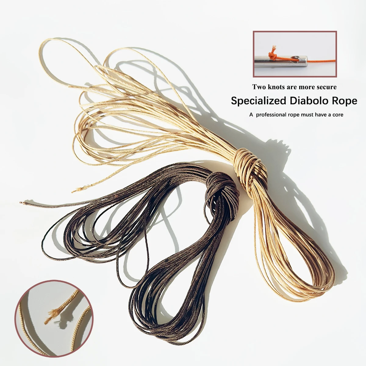 Specialized Diabolo Rope Cord Strings Fibre Core Nylon Thread Diabolo Special Rope