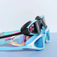 Professional Swimming Goggles HD Waterproof Anti Fog Silicon Swimming Cap Water Racing Sports Equipment for Men Women 2