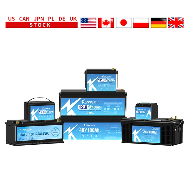 Batterie VeFePO4 avec BMS amélioré, alimentation au lithium, voiturette de golf, voitures tout-terrain, camping-cars, 12V, 50 Ah, 100 Ah, 120 Ah, 135 Ah, 180 Ah, 200 Ah, 300 Ah, nouveau 1