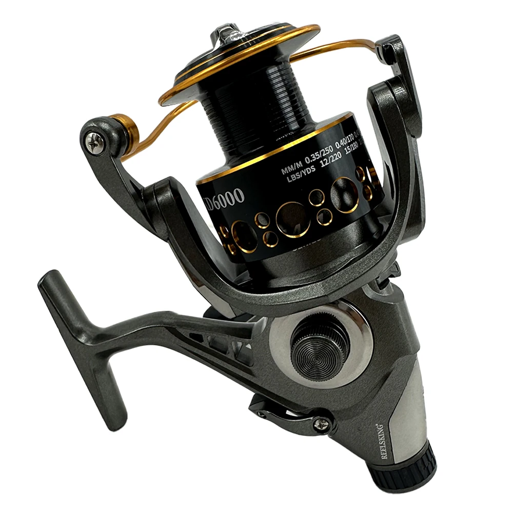 

High-strength Front and Rear Drag Spinning Fishing Reel High Strength Aluminum Spool Pesca 3000/4000/5000/6000 Fishing Coil