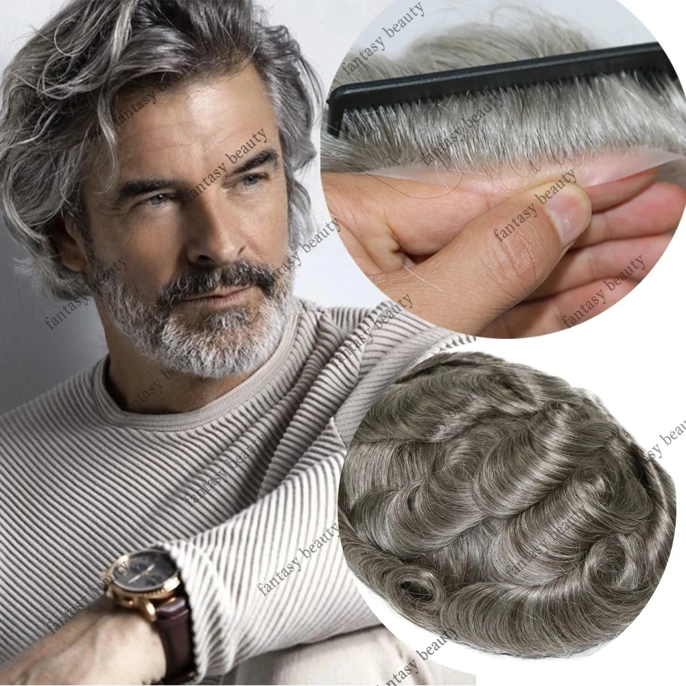 Peluca Y Barba De Mago Gris – Conjunto De Cosplay Con Peluca Rizada, Ideal Para Halloween, Carnaval Y Disfraces Temáticos, Ajustable 50-56 Cm
