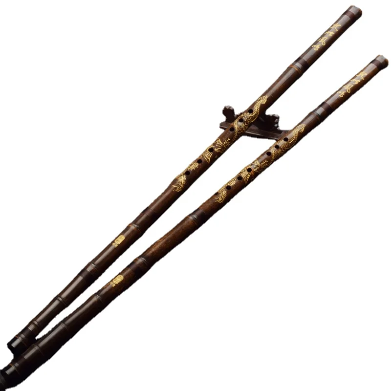 Zizhu Dongxiao one section hand carved professional performance of flute instruments flute instrument flauta china tradicional