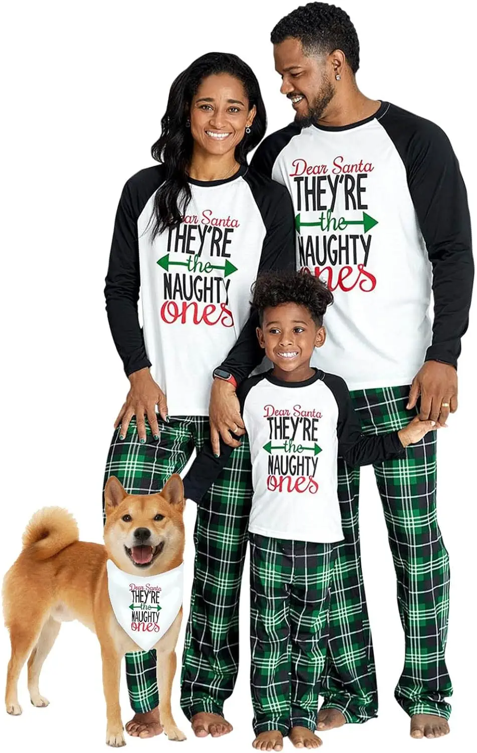 Nuevo conjunto de pijamas navideños familiares a juego de 2023 con estampado de renos navideños de dibujos animados para la familia, vacaciones en casa, bebé