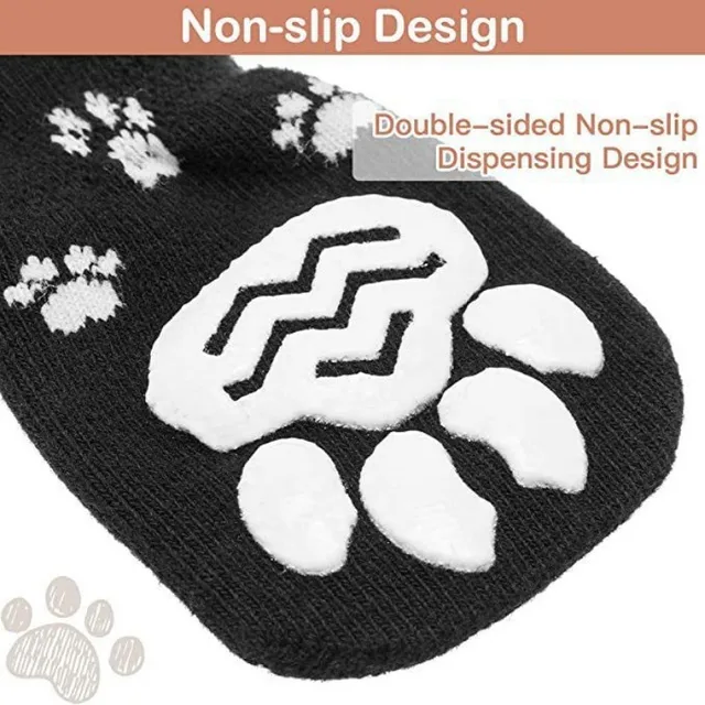 4 Piece Dog Socks Set for Golden Retrievers Medium and Large Dogs The Bottom Non-slip Cotton Socks Are Soft and Comfortable 5
