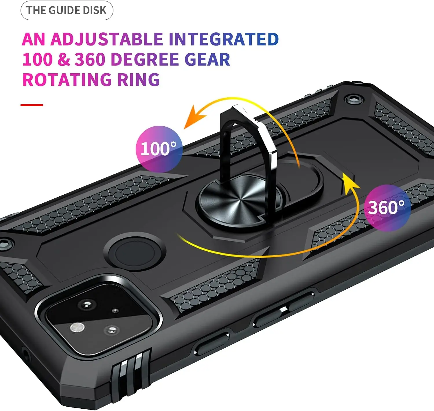 Heavy Duty Rugged Armor Case - Dust, Shock, Drop, and Scratch Resistant Protection