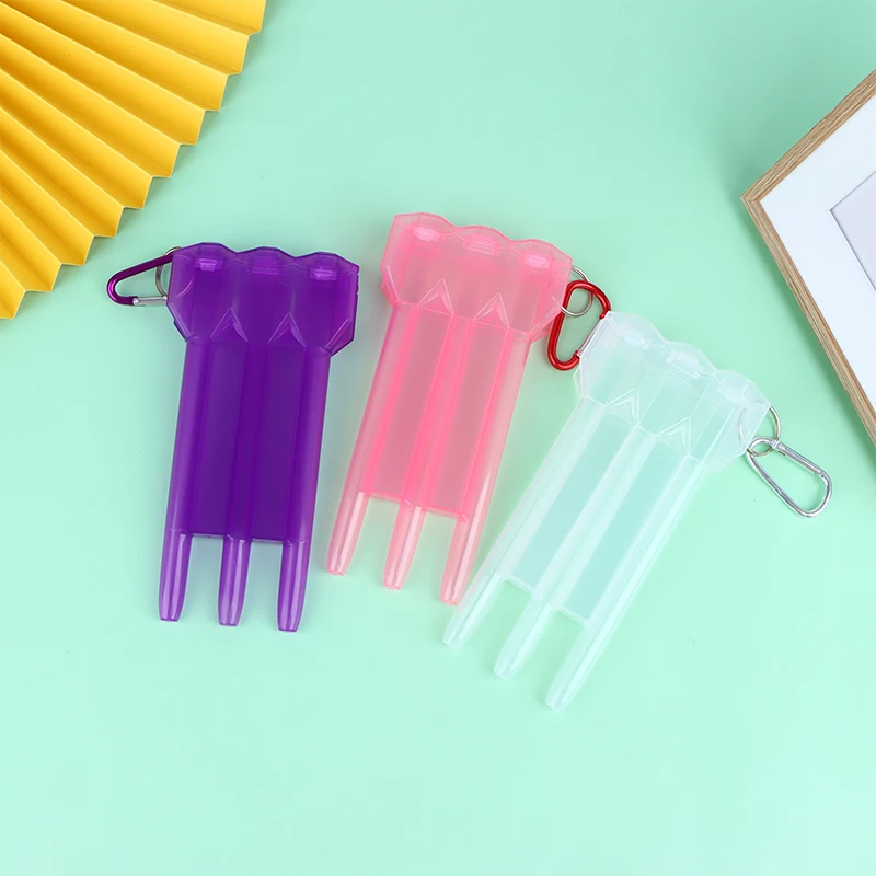 휴대용 투명 다트 박스, ABS 다트 박스, 키 잠금 버클, 통합 범용 다트 박스, 대부분의 다트에 적합, 1PC