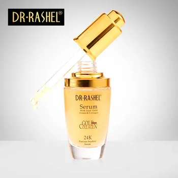 DR RASHEL 골드 콜라겐 엘라스틴 세럼, 주름 방지, 노화, 보습 세럼, 여드름 치료, 미백, 얼굴, 노화방지, 스킨 케어