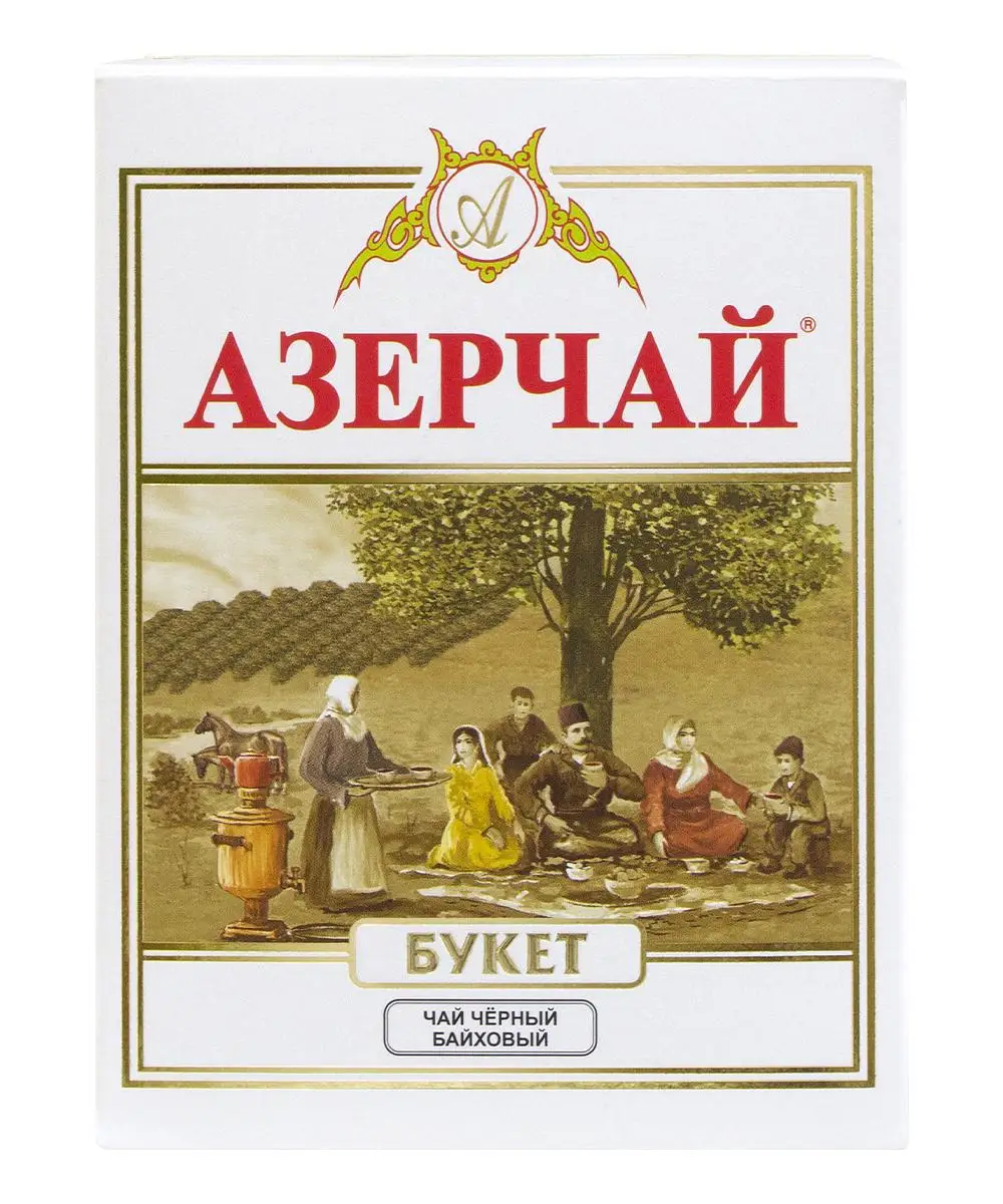 12 штук Чай Азерчай Букет черный