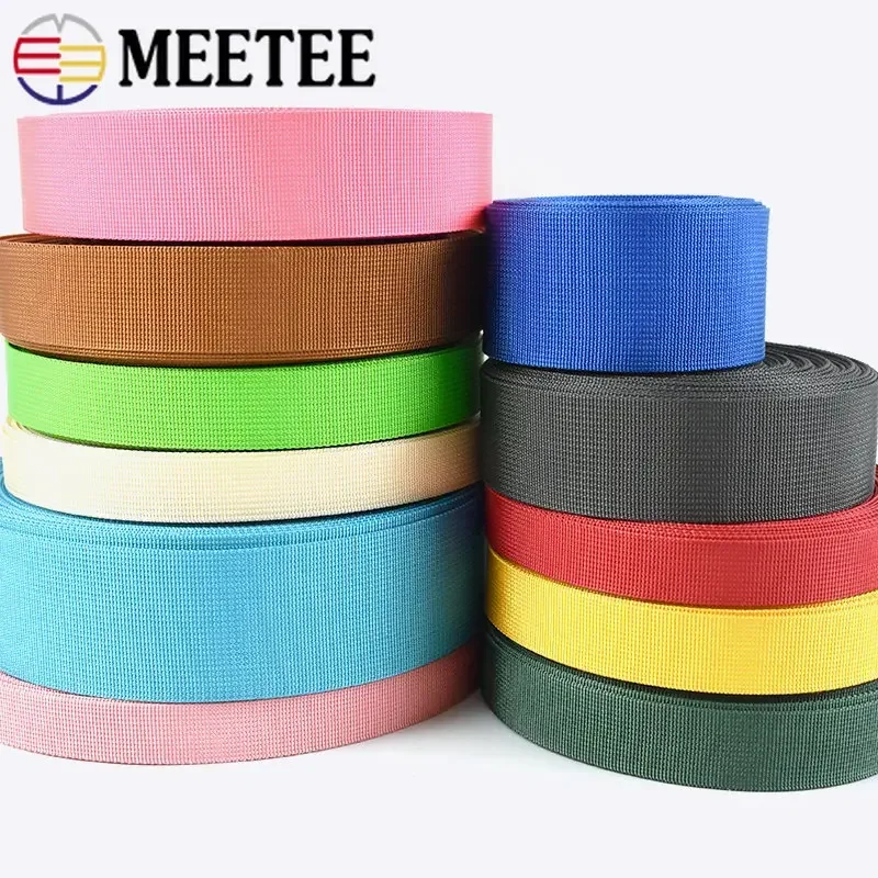 5Meters 20-38mm Army Green Nylon Webbing Tape Trim Sewing Material Safety Belt Knapsack Strap Bag Buckles Clothing Accessories