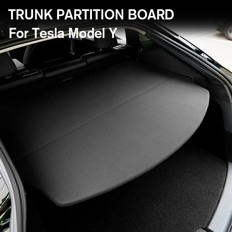 For Tesla Model Y 2021 2022 Trunk Collapsible Partition Board Partition Noise Baffle Outdoor Picnic Table Car Accessories