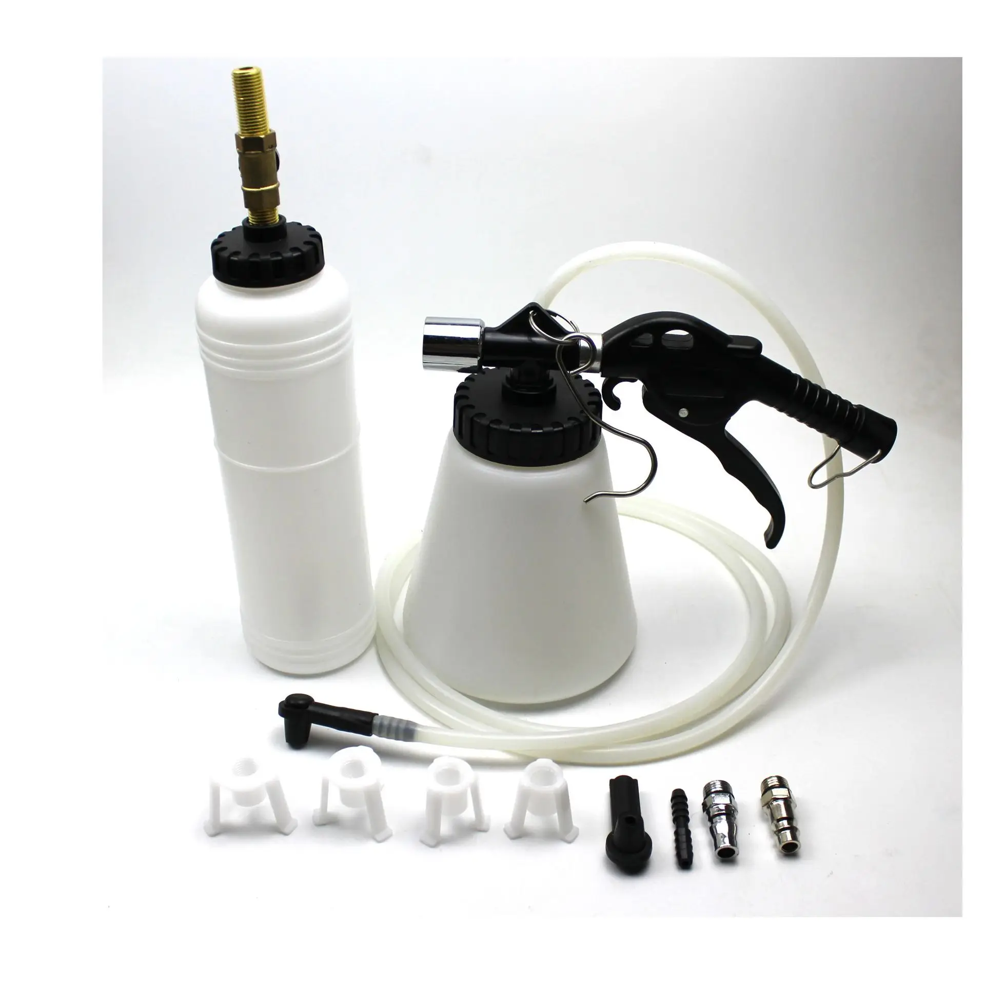 Car Brake Bleeder Pumping Fluid Pump Kit Oil Change Purge Tank Tubes Repair Tools Truck Automobile Accessories 1L 0.75L Capacity brake bleeder kit,brake fluid bleeder