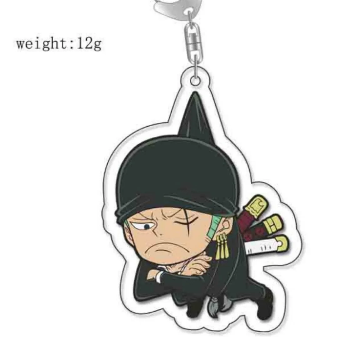 One Piece Anime Cartoon 2D Acryl-Schlüsselanhänger Monkey D. Luffy Solon Anhänger Geschenk-Schlüsselanhänger für Fans Studenten Mädchen Jungen Geschenke – Detail 13
