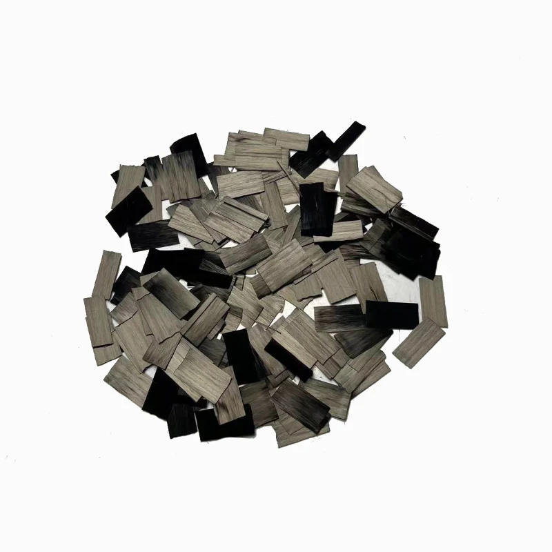 Sheet-Like Short Cut Carbon Fiber 18mm Automotive Modification Filling Pattern Texture Pattern