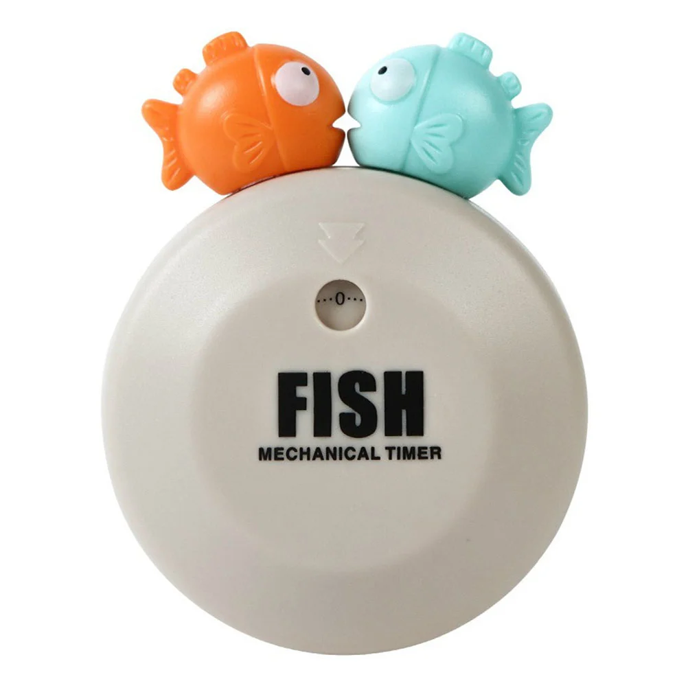 

Kitchen Timer Shape Mechanical Timer Cooking Timer Down Timer 60 Minutes Reminders ( Beige )