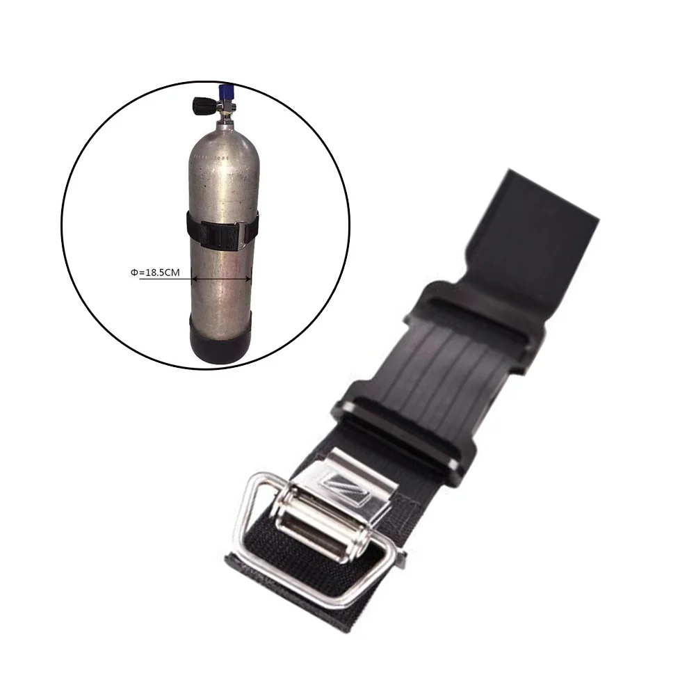 

Scuba Diving Tank Band Cylinder Cam Strap + Quick Release Buckle & Anti-Slip Pad Nylon+304 Stainless Steel Buckle Scuba