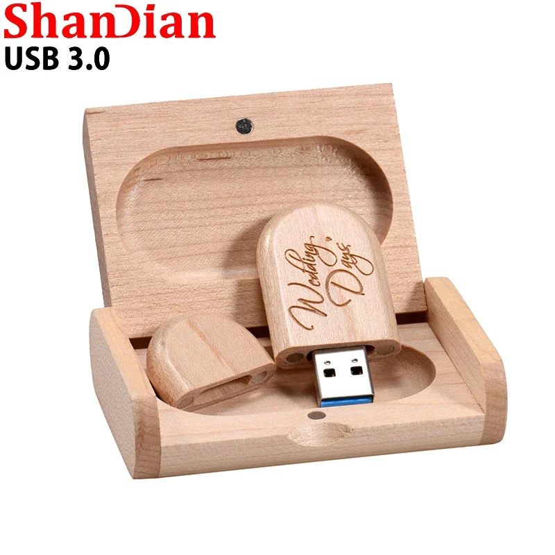 thumbnail image 5 of Memoria USB 3.0 con forma de caja de regalo para bodas, memoria USB de alta velocidad con logotipo gratuito, 64 GB, 32 GB, 16 GB, 8 GB o 4 GB de capacidad real, 5 of 5