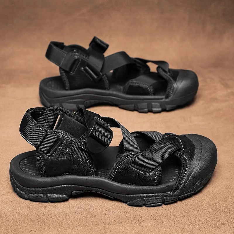 

кроссовки мужские кроссовки кросовки мужские мужские кроссовки красовки мужские обувь мужская Сандалии мужские из натуральной кожи, повседневная Уличная обувь, пляжные туфли, римские, летние