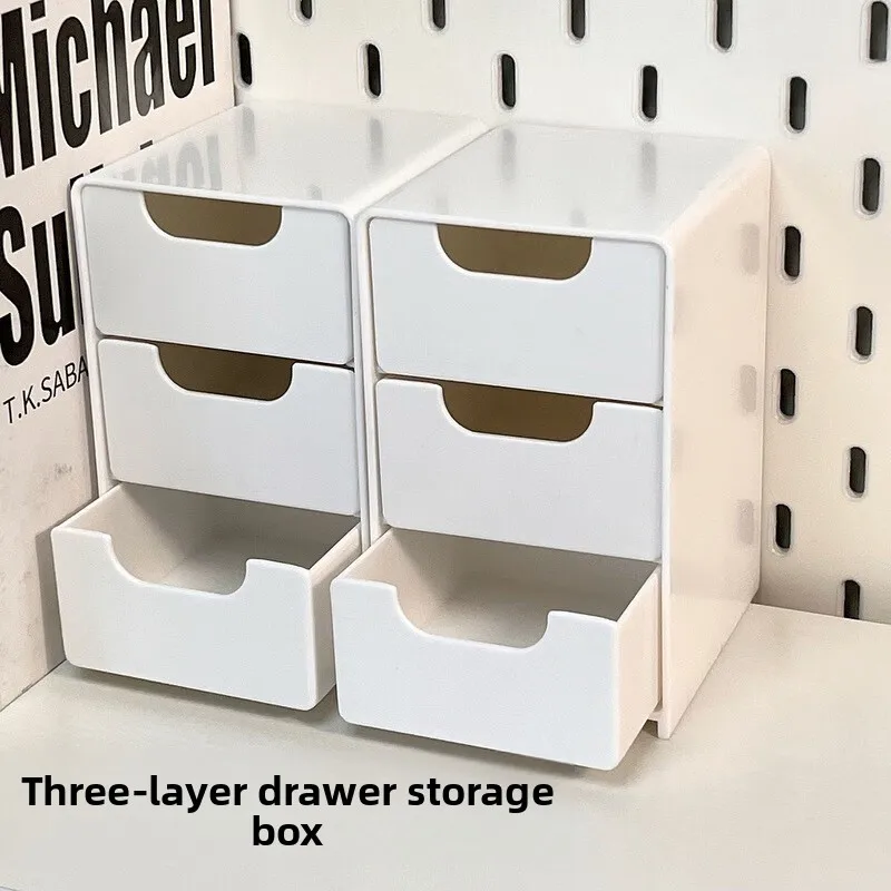 3 Layer Home Desktop Storage Box Organizer