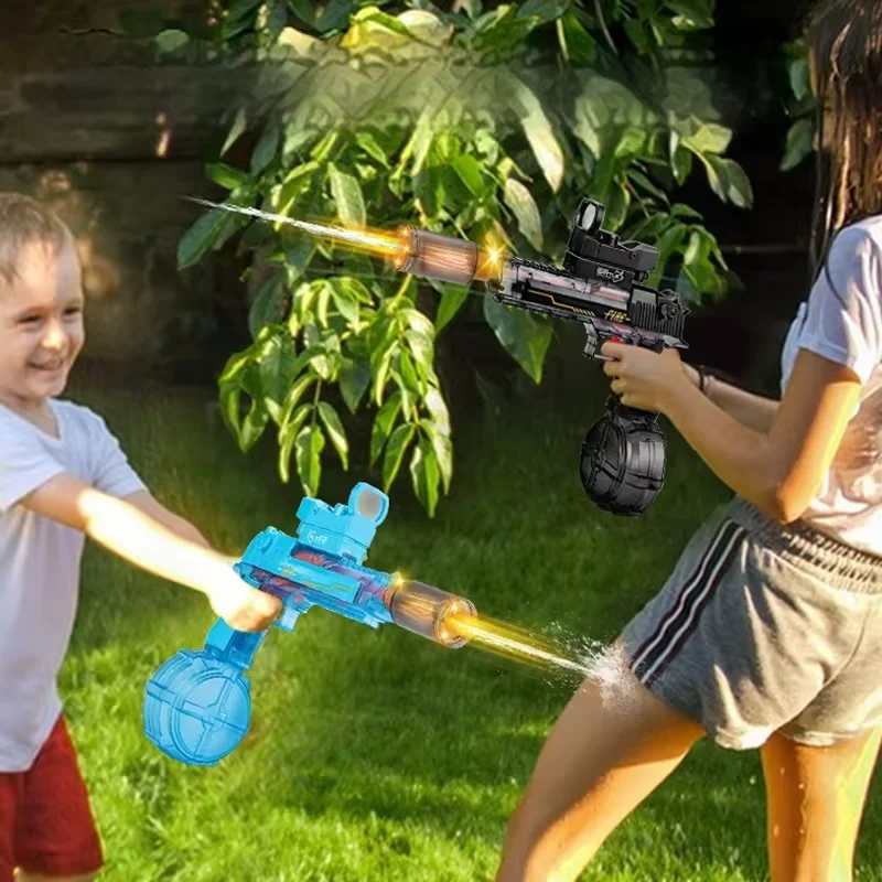 Desert Eagle Squirt Toy for You Water Gun Electric Powerful Watergun Pistols Children Toys Automatic Pistol Guns Adult Games 4