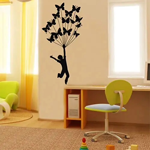 

CIFBUY Deco Butterfly Theme Home Decor Wall Art Decorations Indoor Livingroom Black Classic Room Decor Metal Wall Hanging Decora