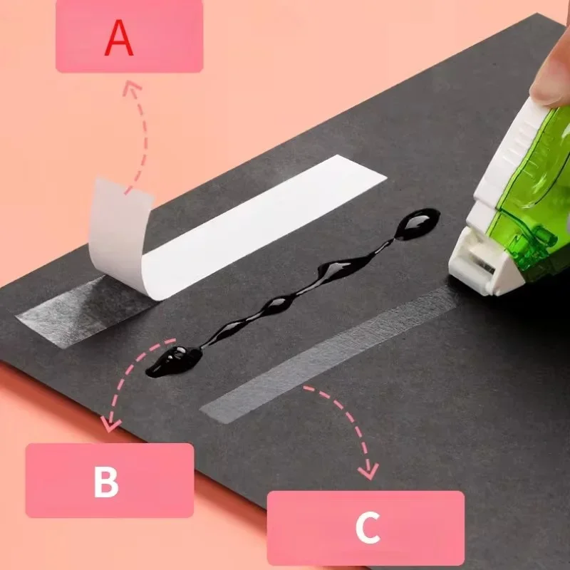1Pcs Double-sided Adhesive Tape and Tape Refill for Scrapbooking Decoration Office School Supplies Stationery korean stationery double sided adhesive tape