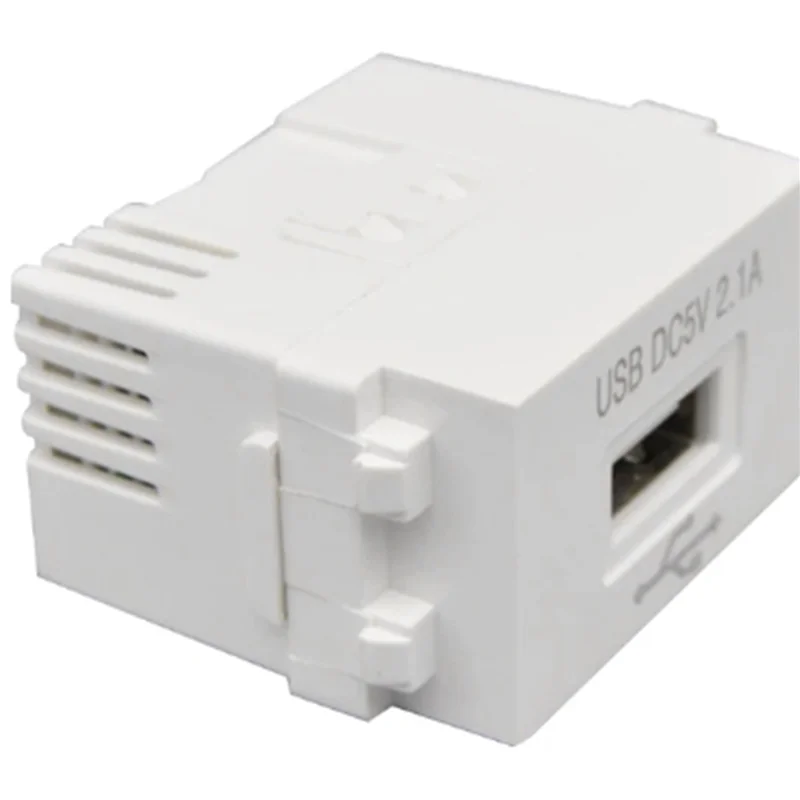 SQPP-USB Power Module 220V Socket 5V Transformer 2.1A USB Charging Power Socket Switching Adapter 1 PCS