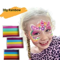 High Quality 20g 30g Splitcake Face Paint Body Art Painting Makeup Rainbow Split Cake Face Cosplay Holiday Make up 1