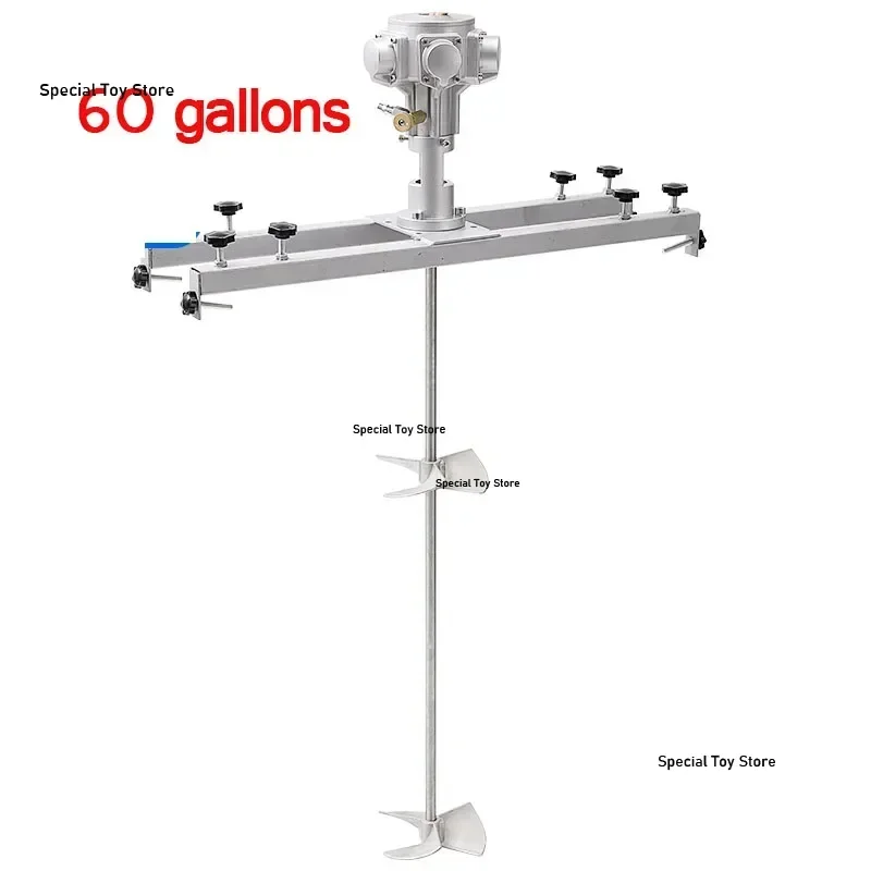 100 Gallon 1/2HP Pneumatic Paint Mixer Stirrer For 200-1000 Liter Tank Agitated Machine Agitator Deposit 50 Gallon Dispersion