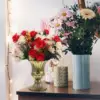 Mini Office Vase Hinged Different Heights Iron Decorations Floral Arrangement Container 2