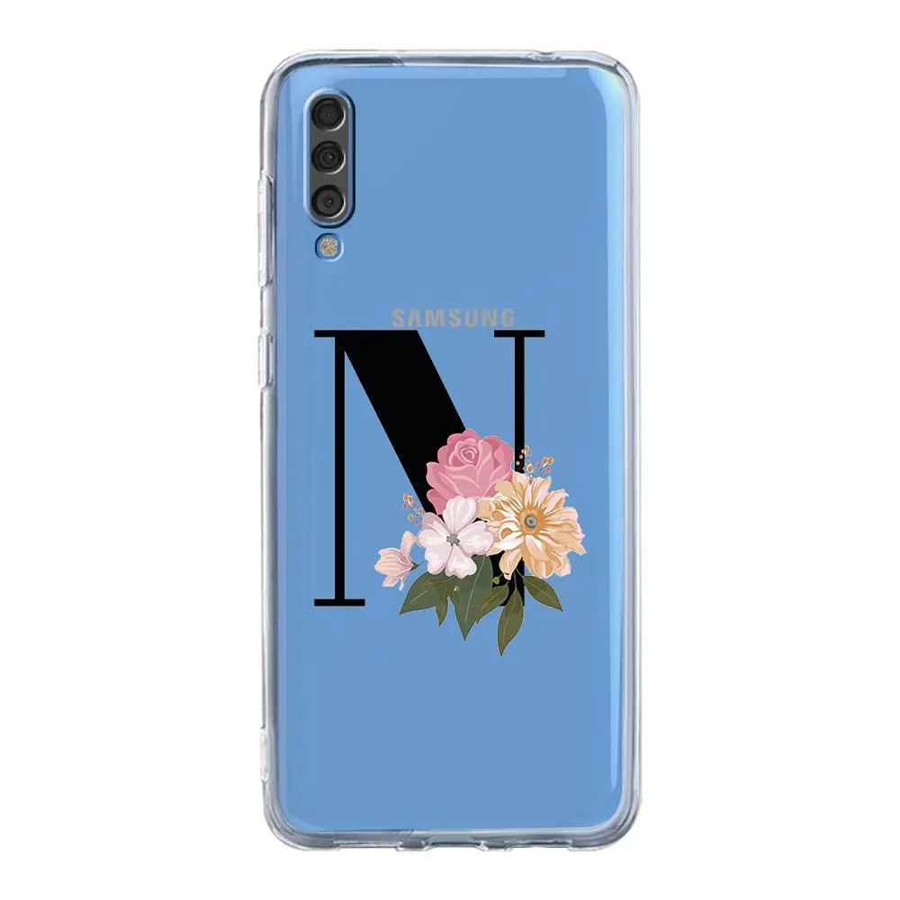 Floral Initials Phone Case Cover