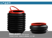 

Auto Supplies Folding Trash Can 4L Vehicle Garbage Can Multifunctional Telescopic Bucket Creative Portable Storage Bucket