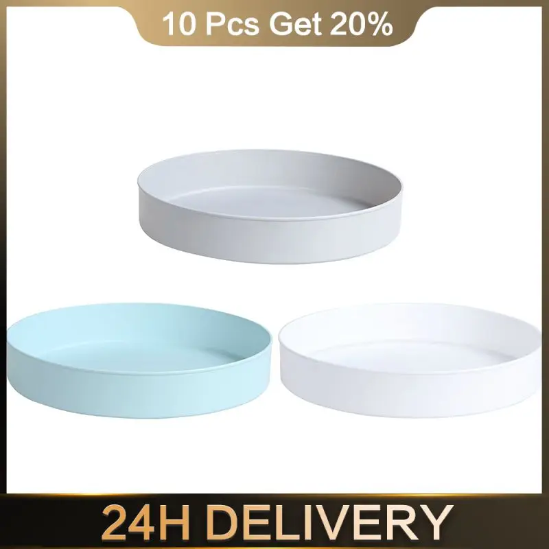 

Bathroom Storage Rack Durable 3 Colors Circular Storage Tray Storage Tray Storage Rack Popular Round Storage Tray Multi-function